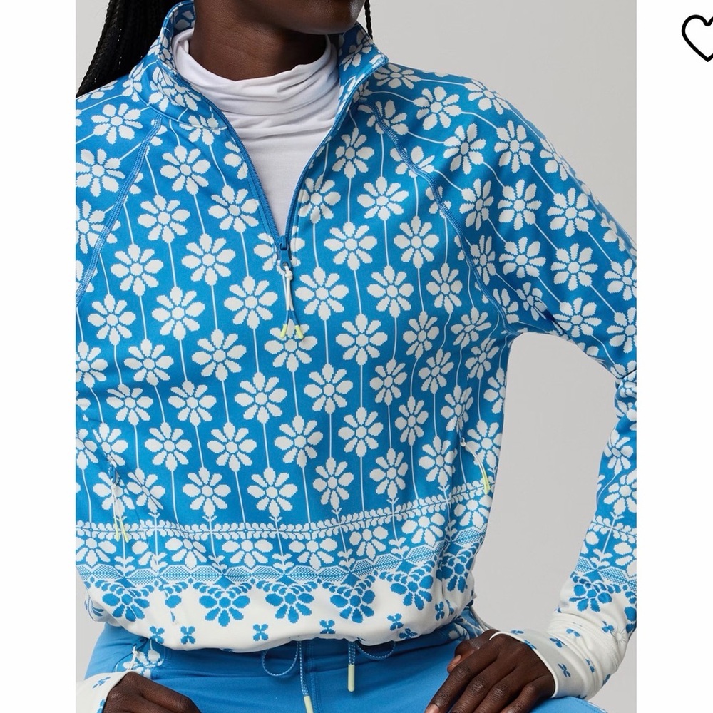 OFFLINE By Aerie Warmup Quarter Zip - Sky Blue XXL